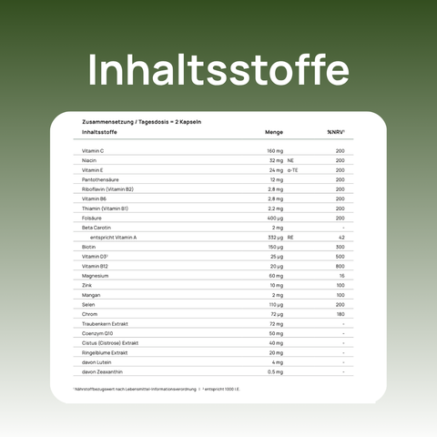 Essentials - Multinährstoffkomplex mit 21 Vitalstoffen